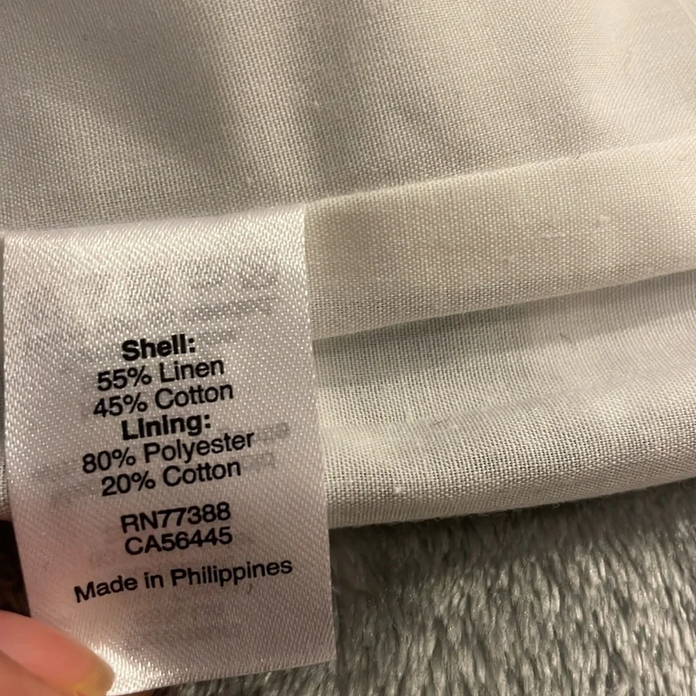 J. Crew Black and White Smocked Skater Mini Skirt